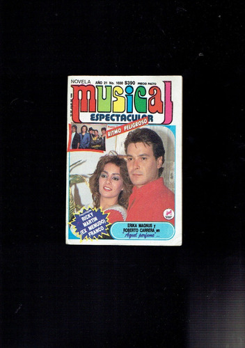 Fotonovela Musical Poster Ritmo Peligroso