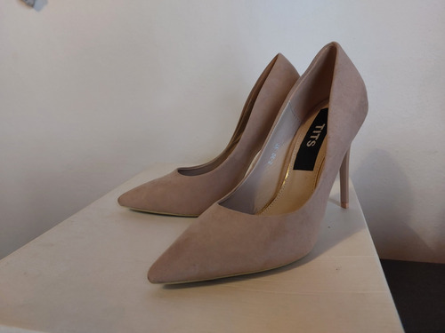 Zapatos Stiletto Beige, Talle 37