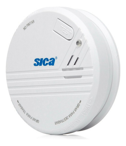 Detector De Humo 9v En14604 Sica