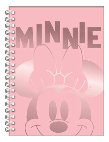 Cuaderno A5 16x21 Minnie Mouse Tapa Dura 80 Hojas Mooving 6