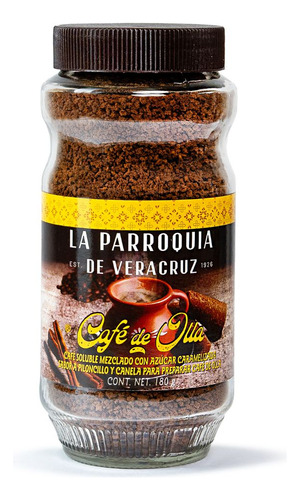 Café La Parroquia De Veracruz Soluble Café De Olla De 180 Gr