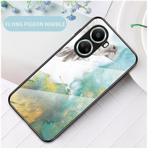 Carcasa Trasera De Silicona De Vidrio Templado Para Huawei N