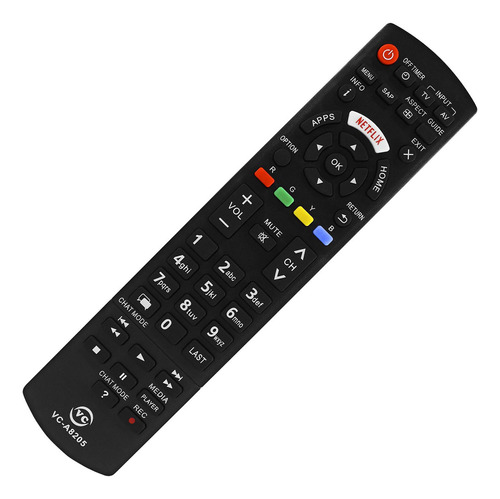 Controle Remoto Tv Smart Panasonic Viera Netflix Tnq2b4906