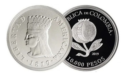 Moneda Conmemorativa Del Bicentenario De $ 10.000 