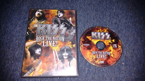 Dvd Kiss Rock The Nation Live! En Formato Dvd,excelente