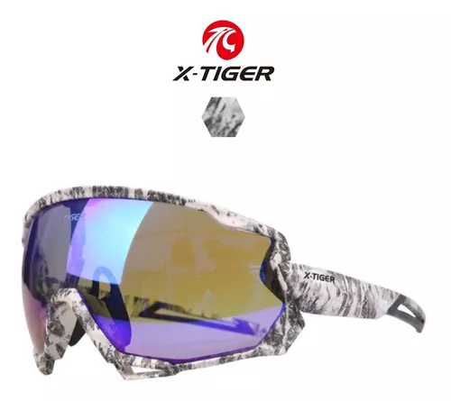 X-TIGER Gafas Ciclismo CE Certificación Polarizadas con 5 Lentes