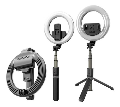 Ring Light 6' 16cm Iluminação Profissional Led Selfie Tripé