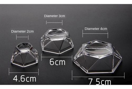 Mz 2x Suporte De Esfera De Base Acrílica Com Bola De Cristal