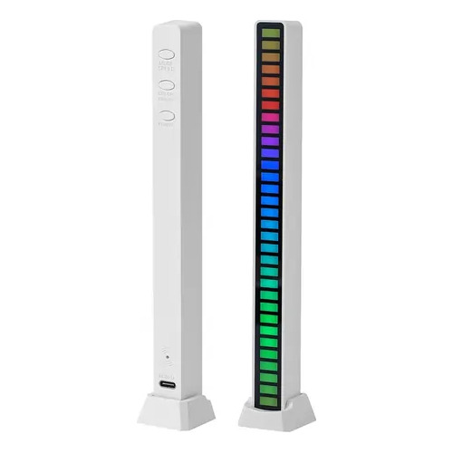 Luz Rgb Barra Audiorítmica Recargable 32 Bits (002)