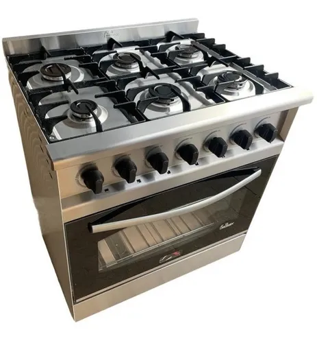 Cocina Industrial Fornax Versatil Fit 6 Hornallas 82cm Visor