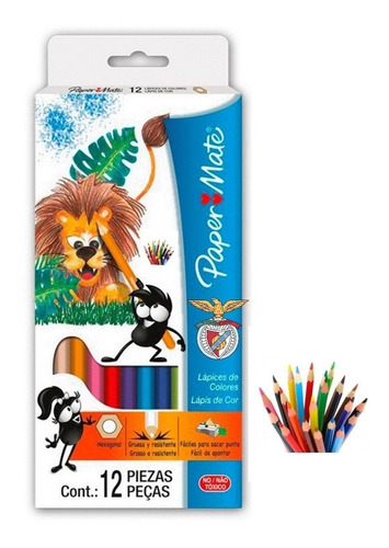 Colores Paper Mate, 12 Unidades