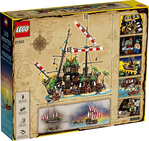 Lego Ideas Pirates Of Barracuda Bay 21322 Kit De Construcció