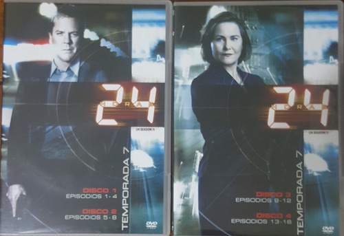 24 - Temporada 7 Dvd (discos 1,2,3 Y 4)