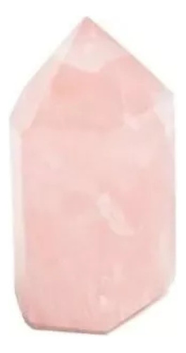 Punta Facetada Cuarzo Rosa Pulido Reiki - Arcana Caeli