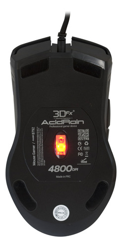 Mouse Gamer 3dfx Acid Rain 4800 Dpi 08792 Negro