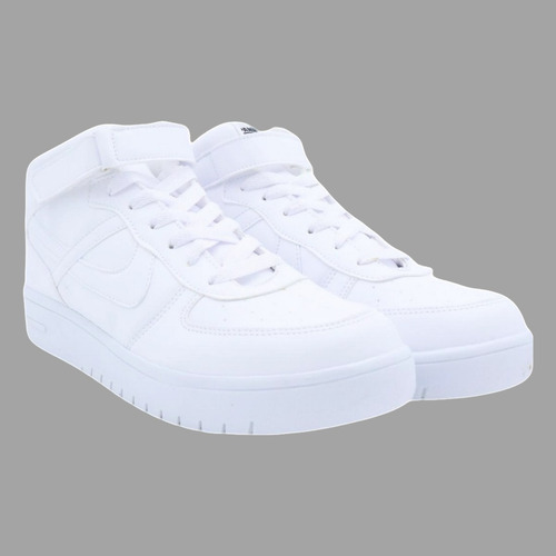 Tenis Panam Casual Bota Choclo Blanco Cómodo Unisex Básico Escolar