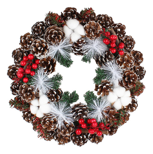 Guirnalda De Puerta De Navidad Guirnalda Artificial De 35 Cm