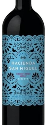 Pack De 6 Vino Tinto Hacienda San Miguel Reserva 750 Ml