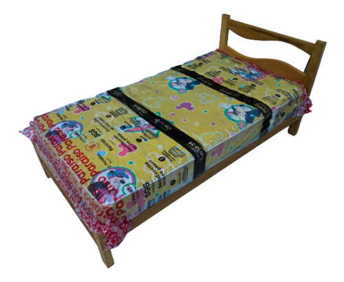 Cama De Madera 1.5 Plaza (no Incluye Colchón)