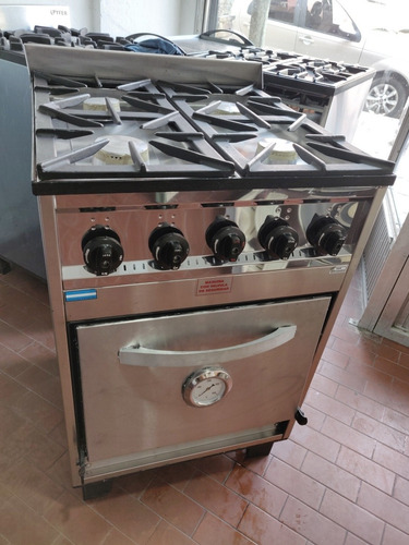 Imagen 2 de 5 de Cocina Industrial 4 Hornallas Tecnocalor