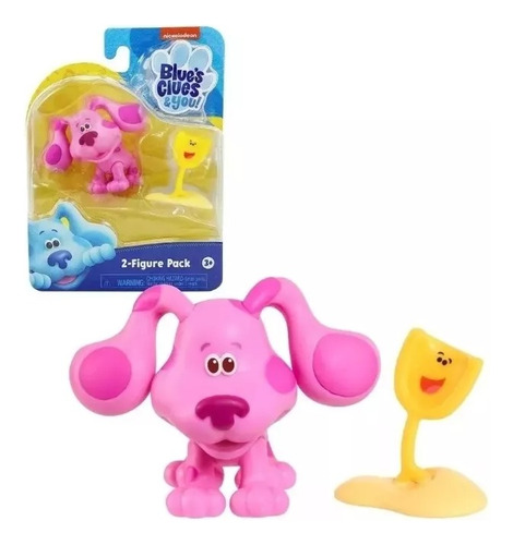 Pack 2 Figuras Colección Blue's Clues Magenta Y Shovel 