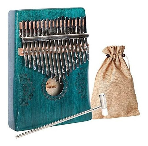 Kalimba Piano De Pulgar 17 Teclas, Portátil Mbira Dedo Piano