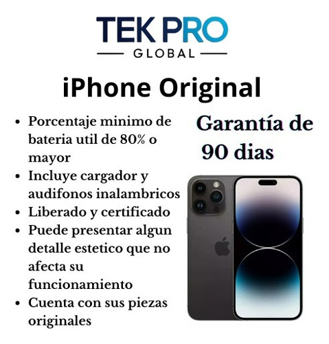 Apple iPhone 14 Pro Max 1 Tb - Color Oro + Regalo (Reacondicionado)