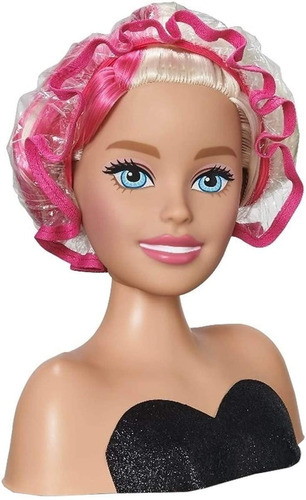 Barbie Muñeca Cabeza Para Peinar Con Accesorios 22 Cm