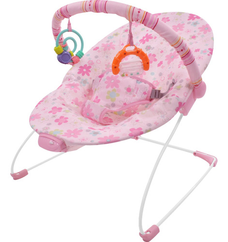 Bouncer Silla Mecedora Vibradora Para Bebe Portatil Juguetes Color Rosa