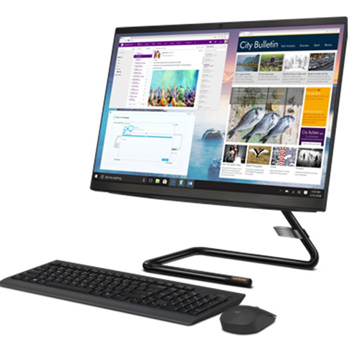 Imagen 2 de 4 de Pc Lenovo F0ex00agar 21.5 Amd 3050u 4gb 256ssd W10h