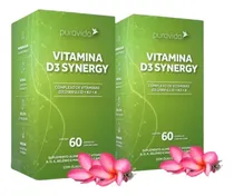 Comprar Kit 2 X D3 Synergy 2000 Ui, K2 Mk7 100mcg Puravida 60 Caps