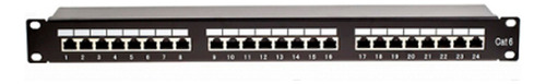 Panel Patch Exelink De 24 Puertos (cat6, Utp, Dual Idc)