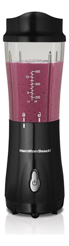 Licuadora portátil Hamilton Beach 51101 14 fl oz negra 120V