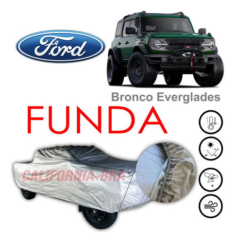 Cover Impermeable Cubierta Eua Ford Bronco Everglades