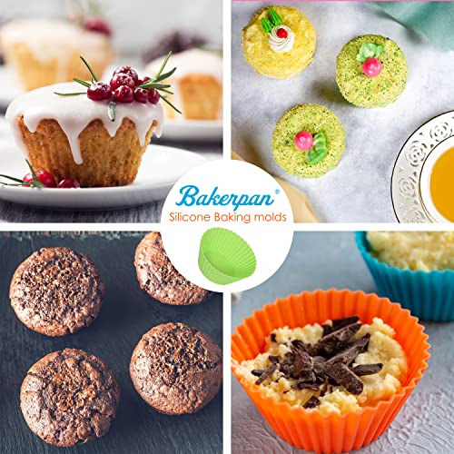 Fundas De Silicona Para Cupcakes Estándar Bakerpan, 24