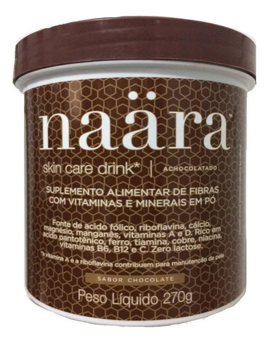 Naara Skin Care Drink 270g - Colágeno Verisol - Chocolate