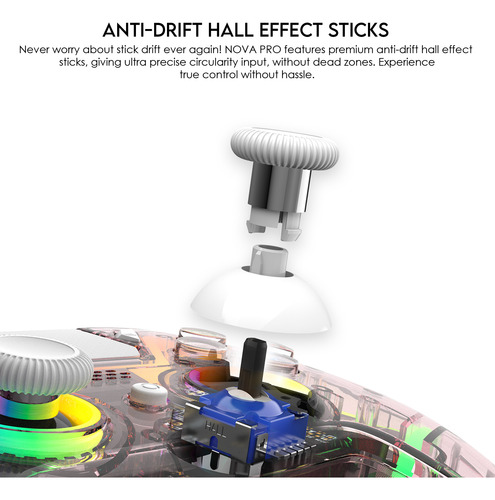 Control Inalambrico Fantech Nova Pro Atomic Rosado Wgp14v2