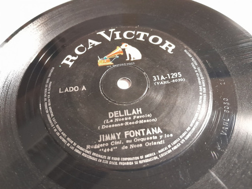 Simple - Jimmy Fontana - Delilah / Cielo Rojo - 1968