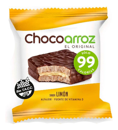 Chocoarroz Limón Pack X 30un - Cioccolato Tienda De Dulces