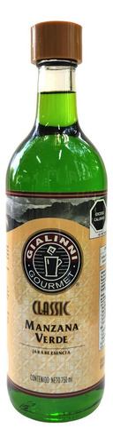 Jarabe Gialinni 750ml - Manzana Verde