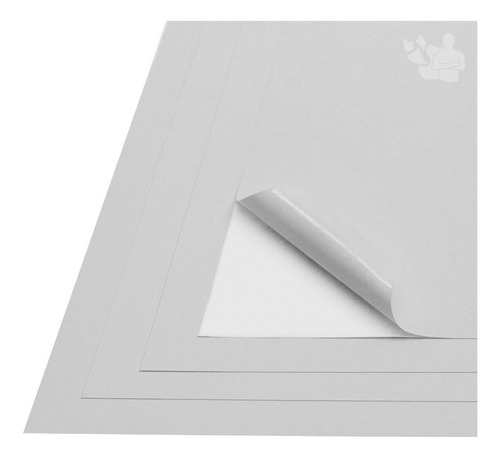 Papel Adesivo Branco Brilho Adespan Fasson A3 100 Folhas