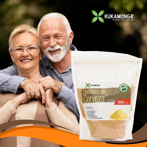 Energía, Sistema Inmune, Levadura De Cerveza En Polvo -300 G Sabor Sin sabor