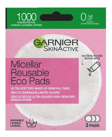 Garnier Eco Pad Discos Desmq Reutilizables