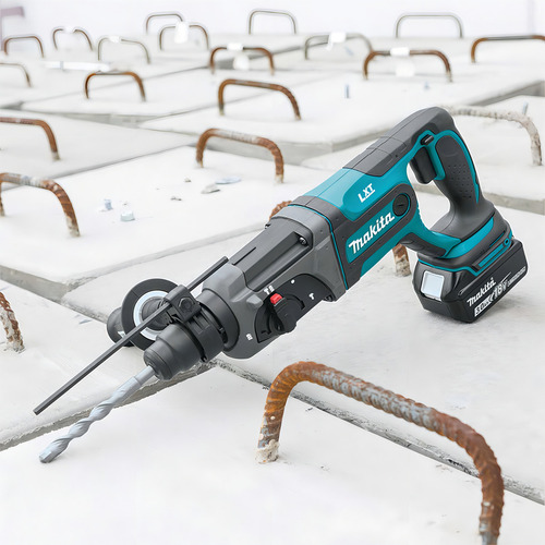 Rotomartillo Sds Plus 18v Lxt Makita Dhr241rte + Baterías Color Turquesa