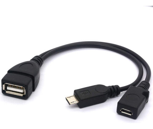 Bshtu Micro Usb Splitter Cable Otg Power Enhancer Cable Usb