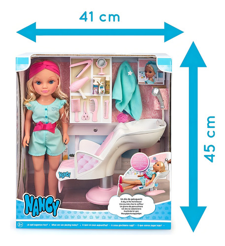 Nancy Un Dia De Peluqueria Spa 42cm Famosa