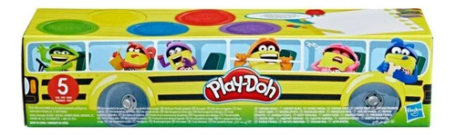 Play-doh Pack 5 Masas Plastilinas Vuelta A Clases F7368 (Usado)