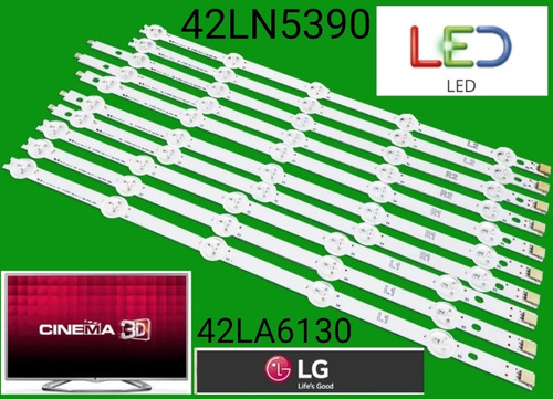 Tiras Led Nuevas Compatibles Con LG 42la6130  Con Adhsesivo 