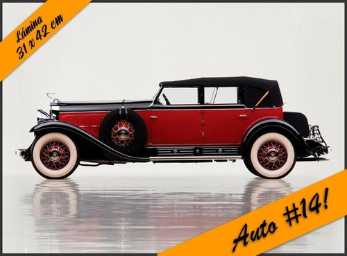 Autos Vintage Antiguos Láminas Autoadhesivas Posters 30 X 42