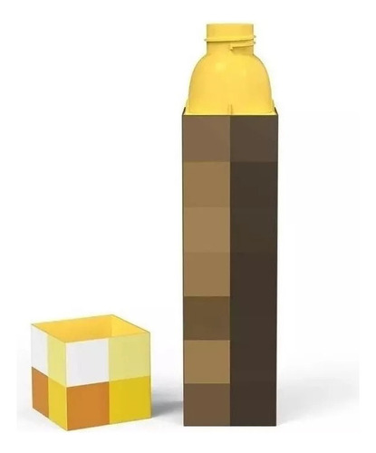 Taza De Antorcha Alrededor Del Juego De Minecraftl